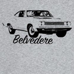 1968 Belvedere Three Quarter Angle View With Model Name Light Color T 