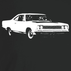 1968 Belvedere Three Quarter Angle View Dark Color T Shirt
