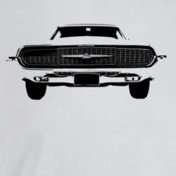 1967 Thunderbird Grill View Light Color T Shirt