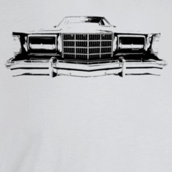 1979 Thunderbird Grill View Light Color T Shirt