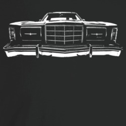 1979 Thunderbird Grill View Dark Color T Shirt
