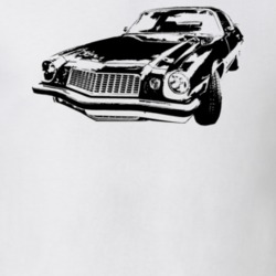 1976 Camaro Three Quarter View Light Color T Shirt