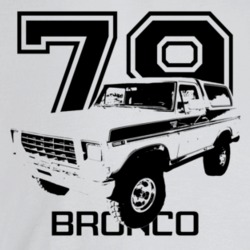 1979 Bronco Three Quarter Angle View With Year And Model Name Light Co
