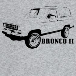 1984 Bronco I I Three Quarter Angle View With Model Name Light Color T