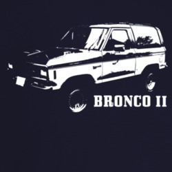 1984 Bronco I I Three Quarter Angle View With Model Name Dark Color T 