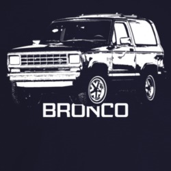 1985 Bronco I I Three Quarter Angle View With Model Name Dark Color T 