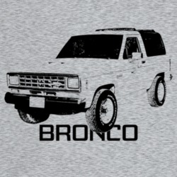 1987 Bronco I I Three Quarter Angle View With Model Name Light Color T