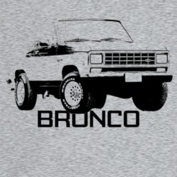 1988 Bronco I I Three Quarter Angle View With Model Name  Light Color 