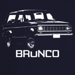 1988 Bronco I I Three Quarter Angle View With Model Name Dark Color T 