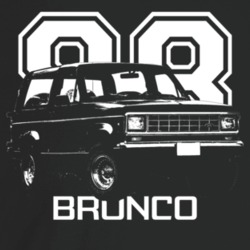 1988 Bronco I I Three Quarter Angle View With Year And Model Name Dark