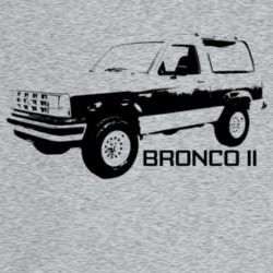 1989 Bronco I I Three Quarter Angle View With Model Name Light Color T