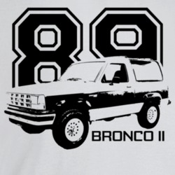 1989 Bronco I I Three Quarter Angle View With Year And Model Name Ligh