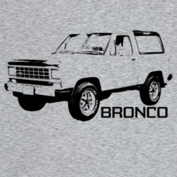 1990 Bronco I I Three Quarter Angle View With Model Name Light Color T
