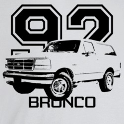 1992 Bronco Three Quarter Angle View With Year And Model Name Light Co