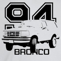 1994 Bronco Three Quarter Angle View With Year And Model Name Light Co