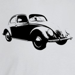 1938 V W Beetle Three Quarter Angle View Light Color T Shirt