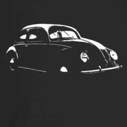 1938 V W Beetle Three Quarter Angle View Dark Color T Shirt