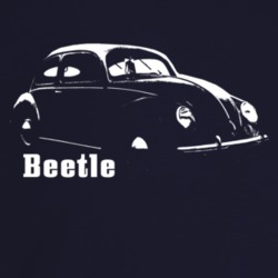 1938 V W Beetle Three Quarter Angle View With Model Name Dark Color T 