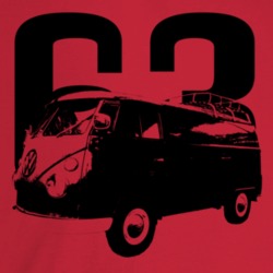 1963 V W Type 2 Transporter Three Quarter Angle View With Year Light C
