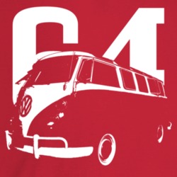 1964 V W Type 2 Transporter Three Quarter Angle View With Year Dark Co