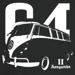 1964 V W Type 2 Transporter Three Quarter Angle View With Year And Mod