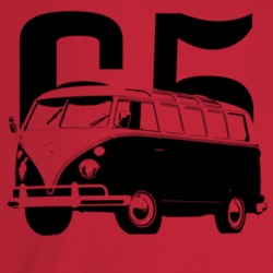 1965 V W Type 2 Transporter Three Quarter Angle View With Year Light C