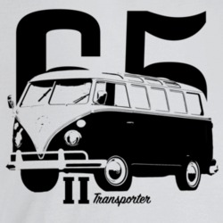 1965 V W Type 2 Transporter Three Quarter Angle View With Year And Mod