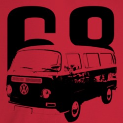 1968 V W Type 2 Transporter Three Quarter Angle View With Year Light C