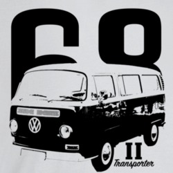 1968 V W Type 2 Transporter Three Quarter Angle View With Year And Mod