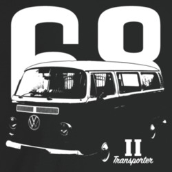 1968 V W Type 2 Transporter Three Quarter Angle View With Year And Mod
