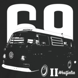 1969 V W Type 2 Westfalia Three Quarter Angle View With Year And Model