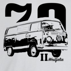 1970 V W Type 2 Westfalia Three Quarter Angle View With Year And Model