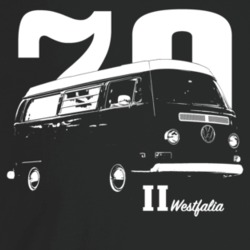 1970 V W Type 2 Westfalia Three Quarter Angle View With Year And Model