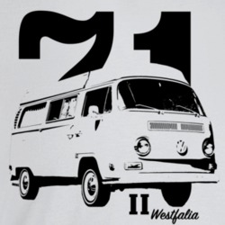 1971 V W Type 2 Westfalia Three Quarter Angle View With Year And Model