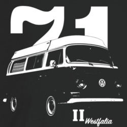 1971 V W Type 2 Westfalia Three Quarter Angle View With Year And Model