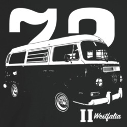 1972 V W Type 2 Westfalia Three Quarter Angle View With Year And Model