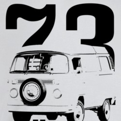 1973 V W Type 2 Westfalia Three Quarter Angle View With Year And Model