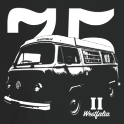 1975 V W Type 2 Westfalia Three Quarter Angle View With Year And Model