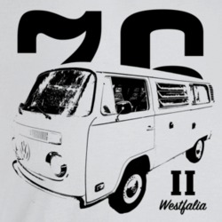 1976 V W Type 2 Westfalia Three Quarter Angle View With Year And Model