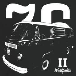 1976 V W Type 2 Westfalia Three Quarter Angle View With Year And Model