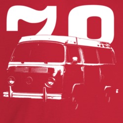 1978 V W Type 2 Westfalia Three Quarter Angle View With Year Dark Colo