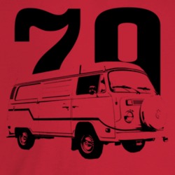 1979 V W Type 2 Westfalia Three Quarter Angle View With Year Light Col