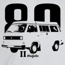 1980 V W Type 2 Westfalia Three Quarter Angle View With Year And Model