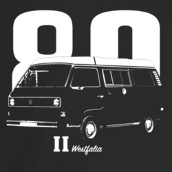1980 V W Type 2 Westfalia Three Quarter Angle View With Year And Model