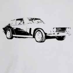 1966 Interceptor Three Quarter Angle View Light Color T Shirt