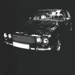 1967 Interceptor Three Quarter Angle View Dark Color T Shirt