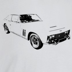 1968 Interceptor Three Quarter Angle View Light Color T Shirt