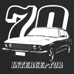 1970 Interceptor Three Quarter Angle View With Year And Model Name Dar