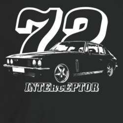 1972 Interceptor Three Quarter Angle View With Year And Model Name Dar