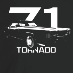 1971 Tornado Three Quarter Angle View With Year And Model Name Dark Co